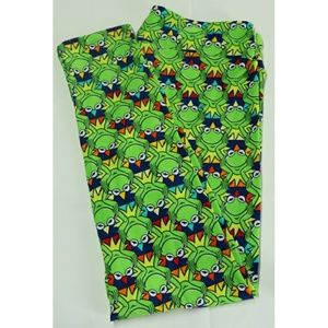 Lularoe tall and curvy Disney kermit leggings